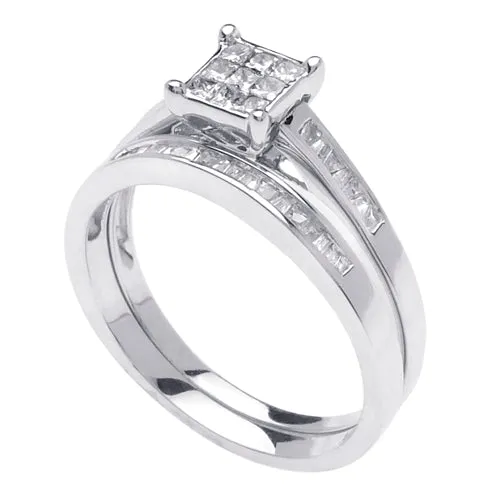 0.50ct 14K or 18K White Gold Diamond Ring