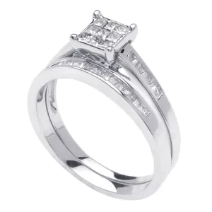 0.50ct 14K or 18K White Gold Diamond Ring