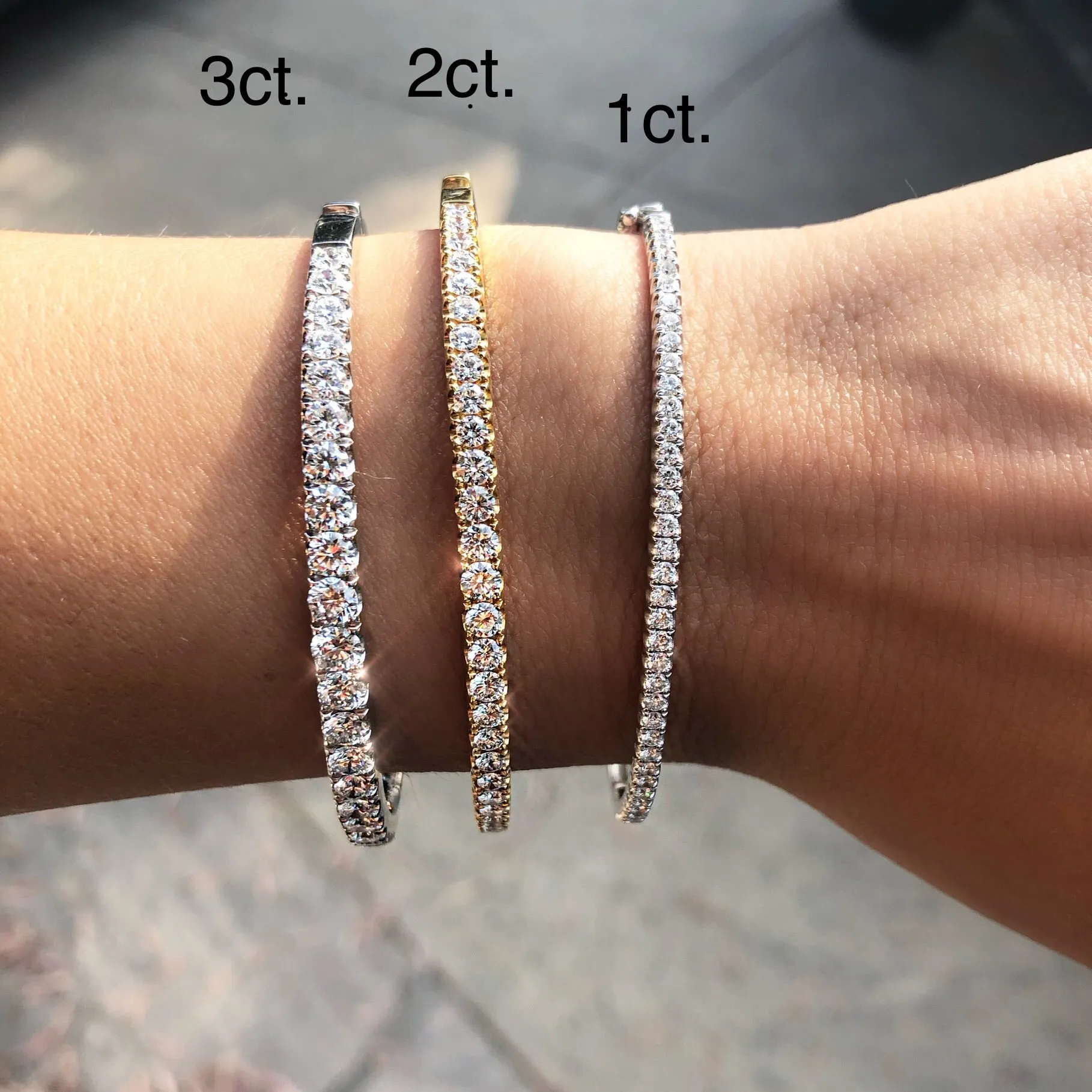 1 Carat Diamond Bangle
