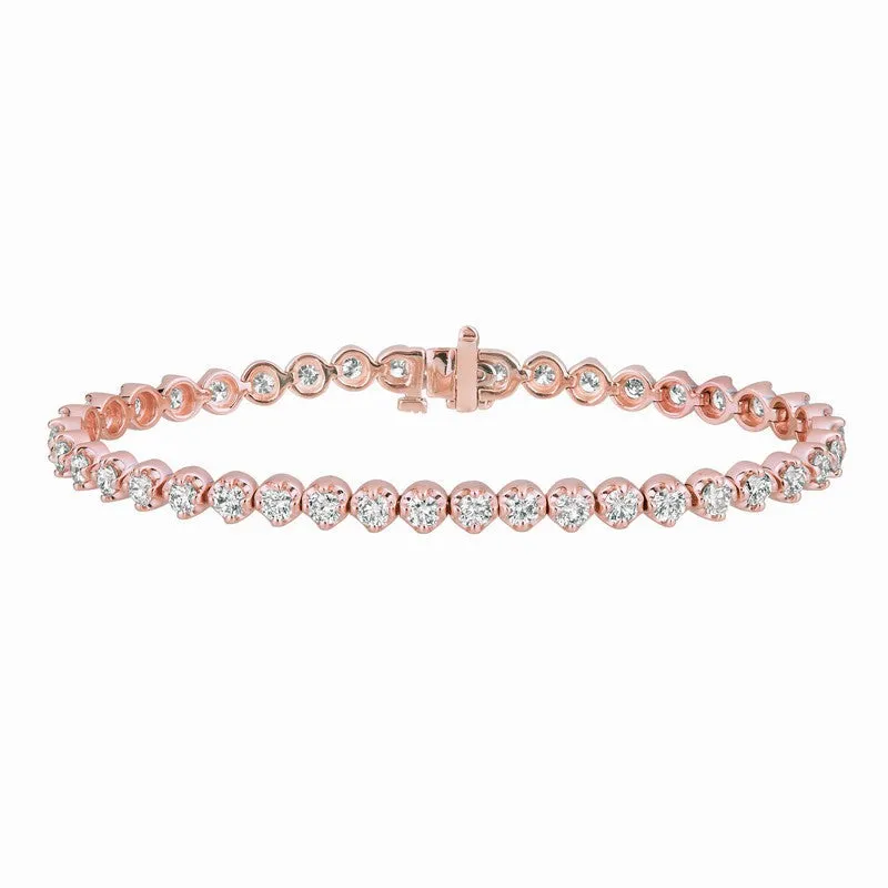 12PT DIAMOND BRACELET 14K GOLD (5.01 CTW)