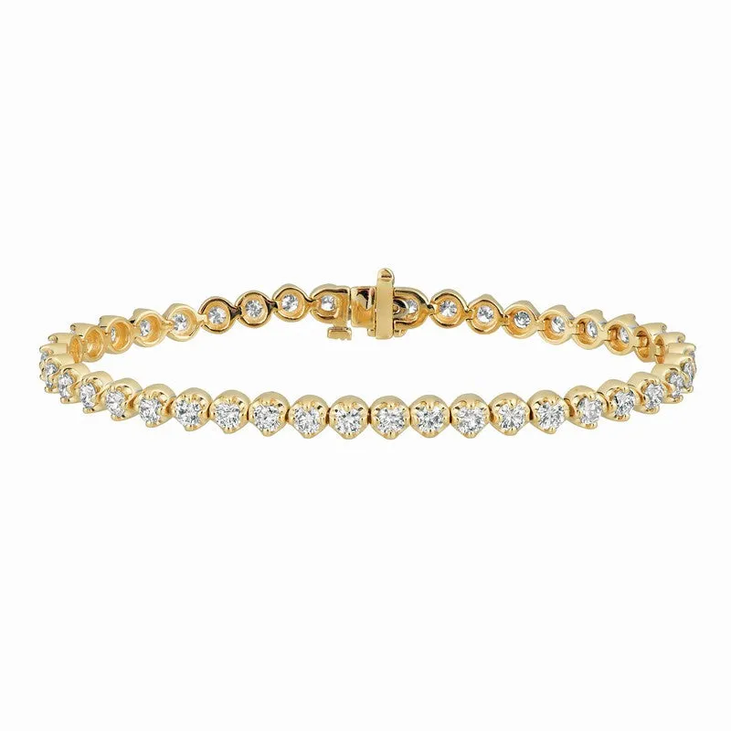 12PT DIAMOND BRACELET 14K GOLD (5.01 CTW)