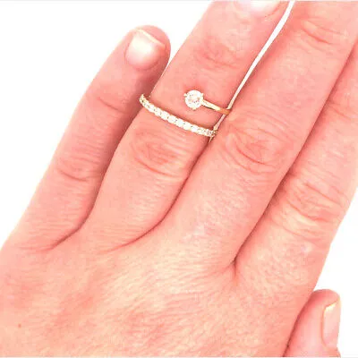 14K Diamond Fashion Ring Yellow Gold