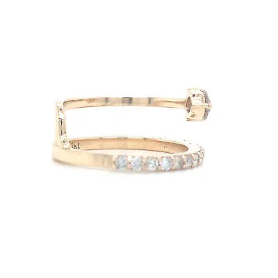 14K Diamond Fashion Ring Yellow Gold