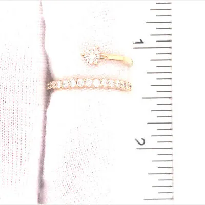 14K Diamond Fashion Ring Yellow Gold