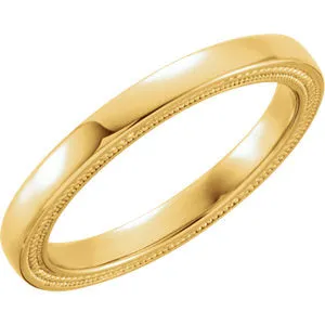 14K Yellow Matching Band Size 8