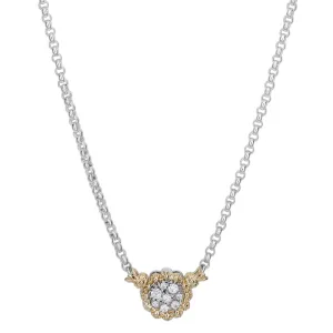 14KY/SS DIAMOND NECKLACE