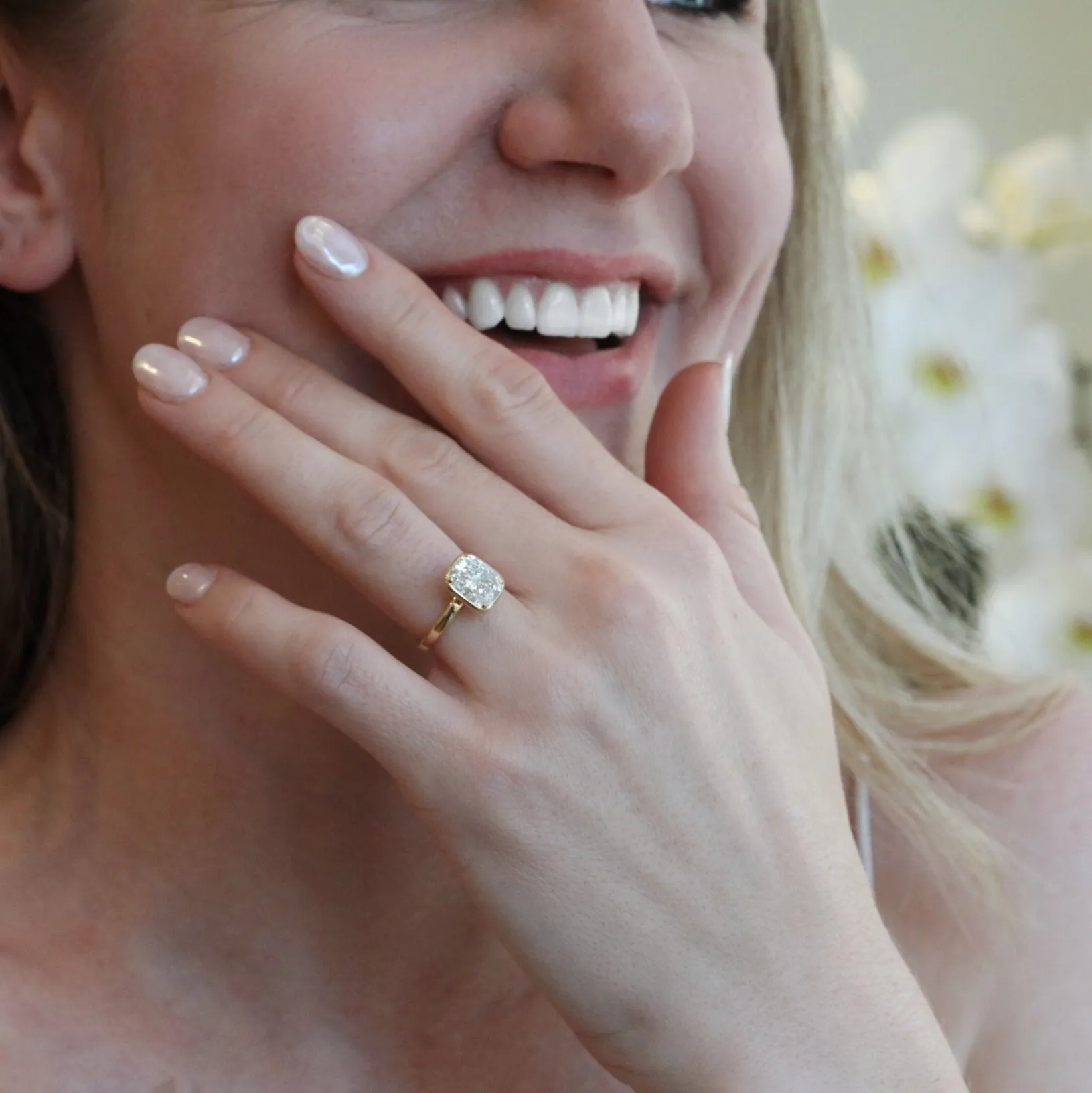 18K Gold "Haley" Ring Mount
