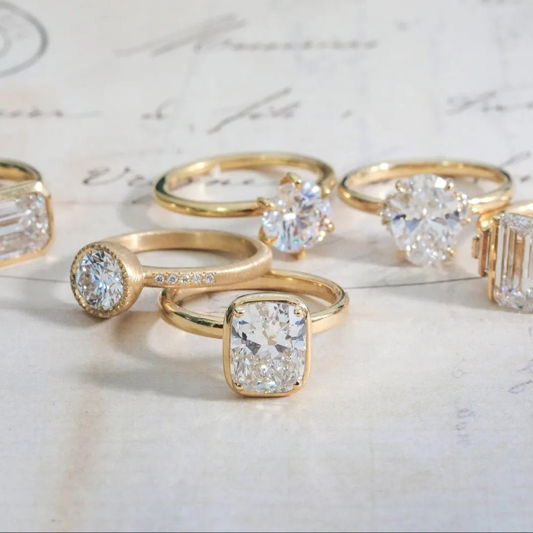 18K Gold "Haley" Ring Mount