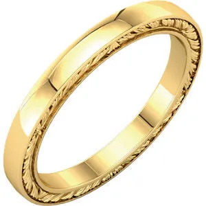 18K Yellow Band Size 6