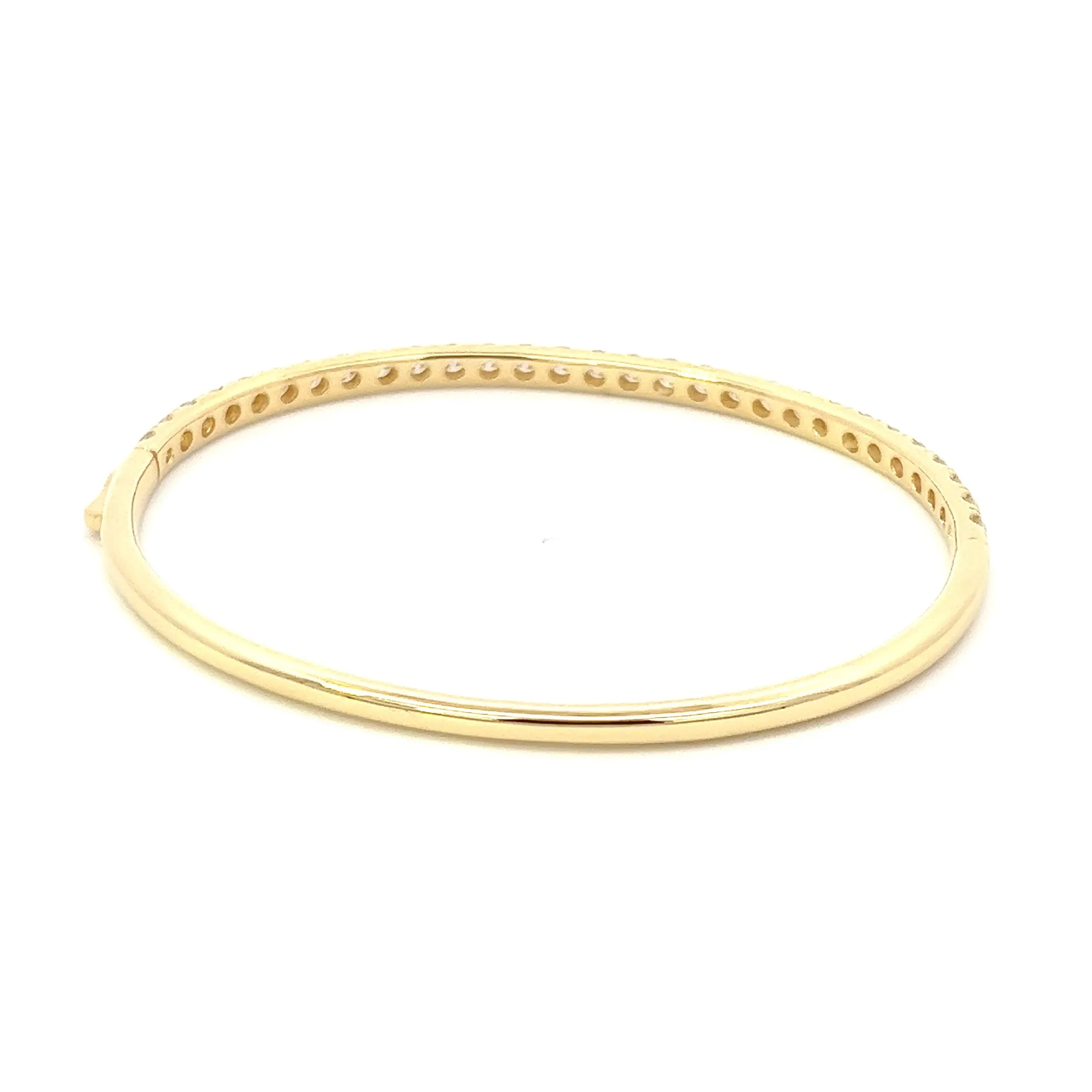 18K Yellow Gold Diamond Bangle (2.59ctw)