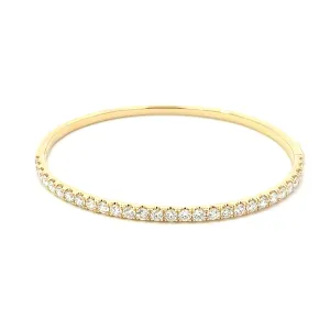18K Yellow Gold Diamond Bangle (2.59ctw)
