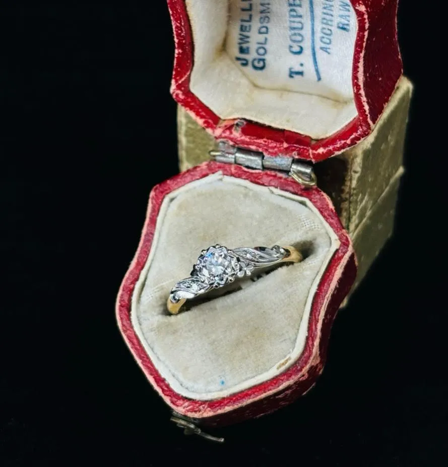 1950s Brilliant Cut Diamond Ring
