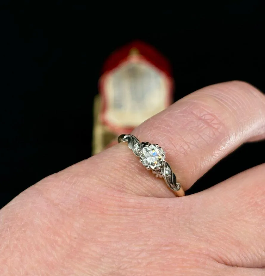 1950s Brilliant Cut Diamond Ring