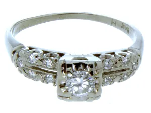 1950s Diamond Engagement Ring