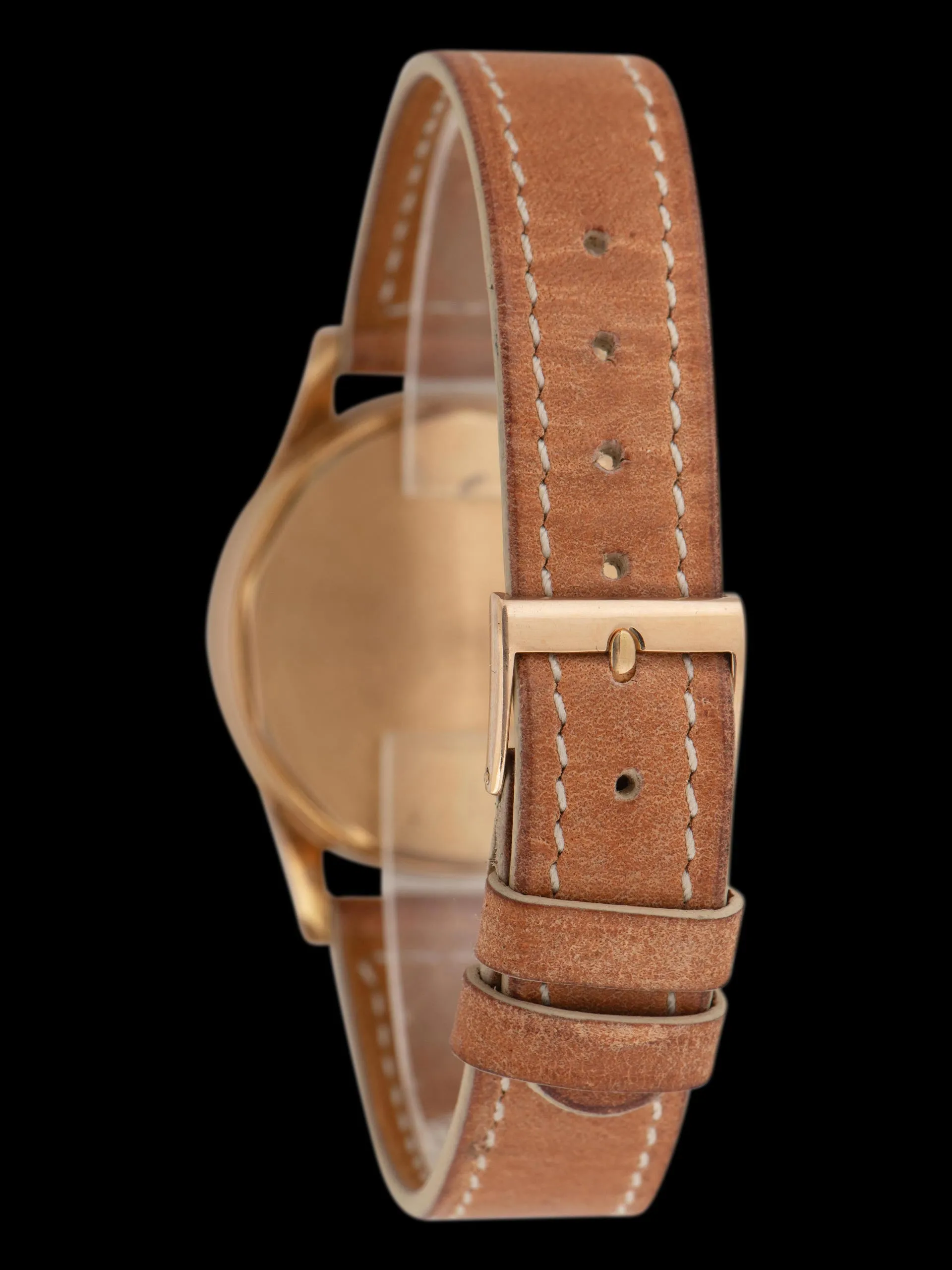 1956 Patek Philippe Calatrava 18K RG (Ref. 565) Two-Tone Silver "Hausmann & Co." Dial W/ Patek Philippe Certificate of Origin