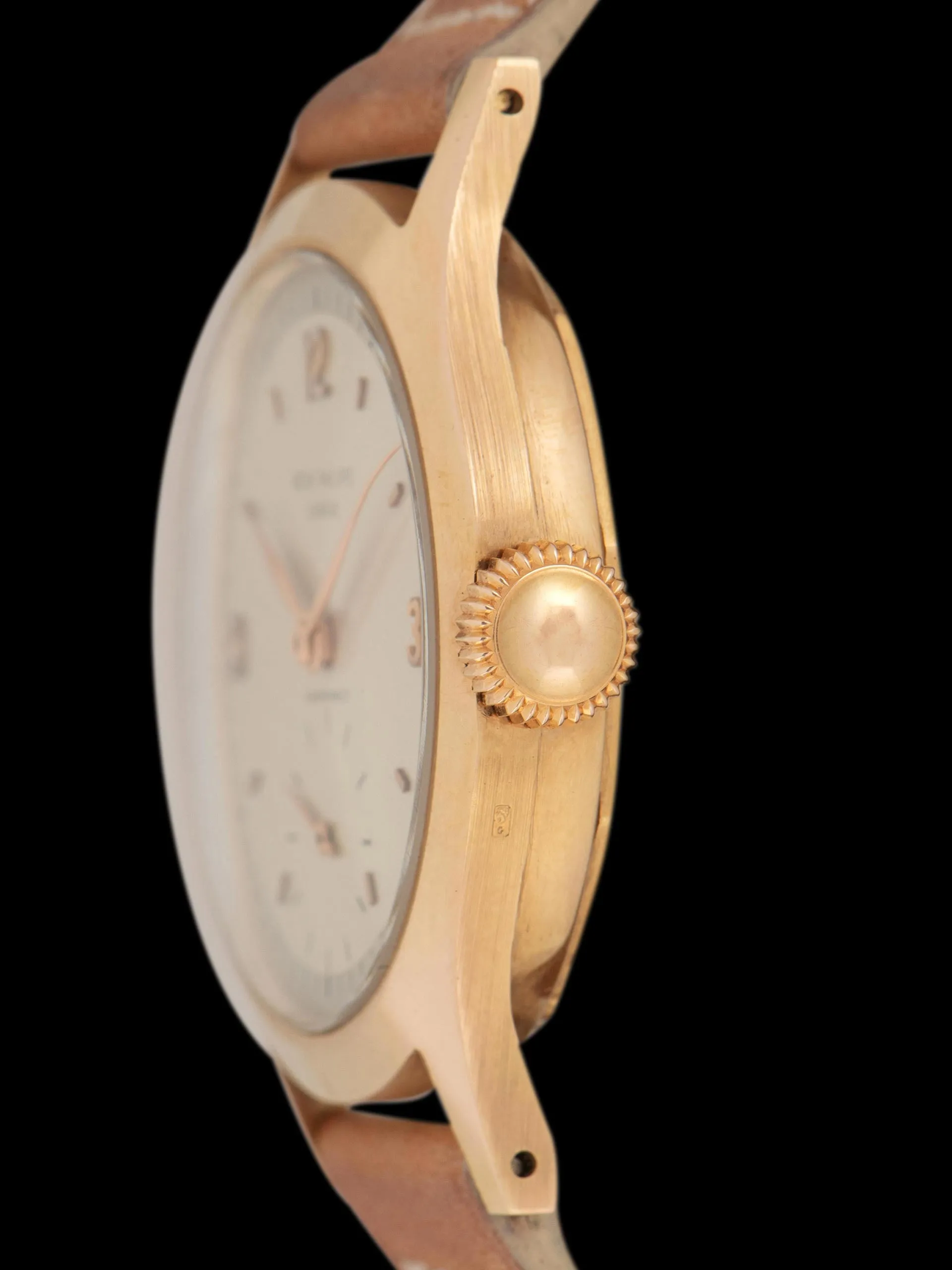 1956 Patek Philippe Calatrava 18K RG (Ref. 565) Two-Tone Silver "Hausmann & Co." Dial W/ Patek Philippe Certificate of Origin
