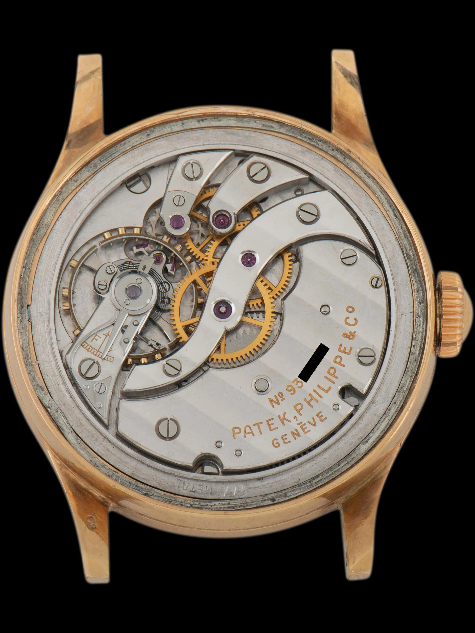 1956 Patek Philippe Calatrava 18K RG (Ref. 565) Two-Tone Silver "Hausmann & Co." Dial W/ Patek Philippe Certificate of Origin