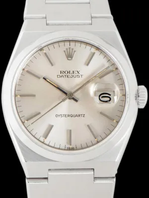 1979 Rolex Oysterquartz Datejust (Ref. 17000) Silver Dial
