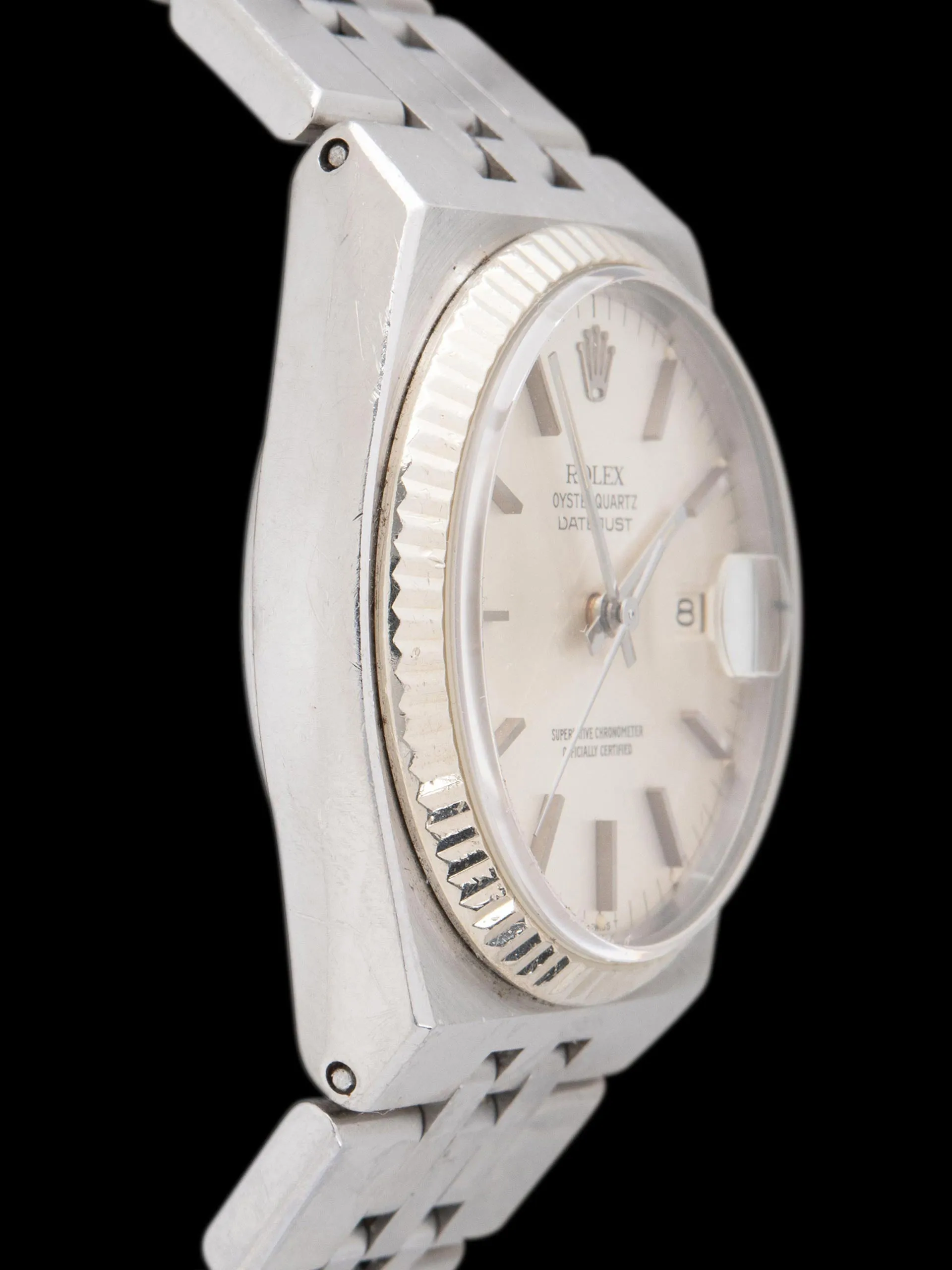 1980 Rolex Oysterquartz Datejust (Ref. 17014) Silver Dial
