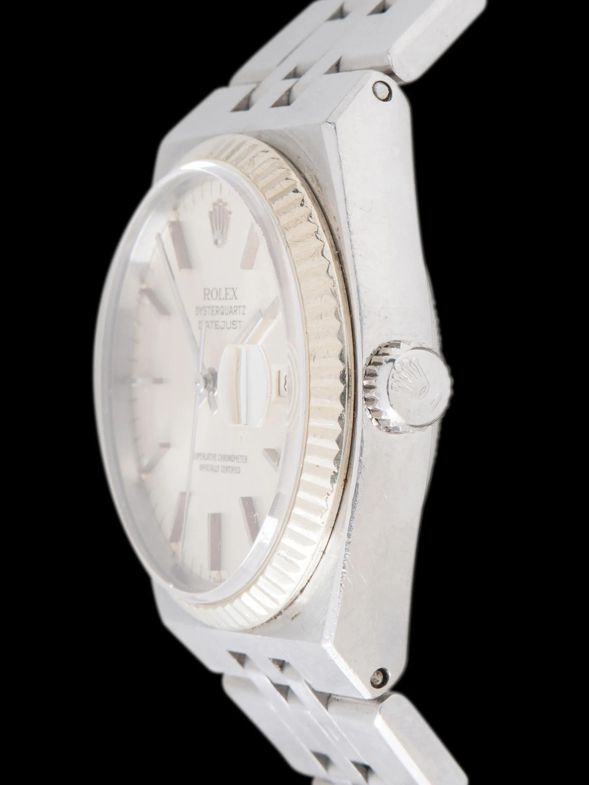 1980 Rolex Oysterquartz Datejust (Ref. 17014) Silver Dial