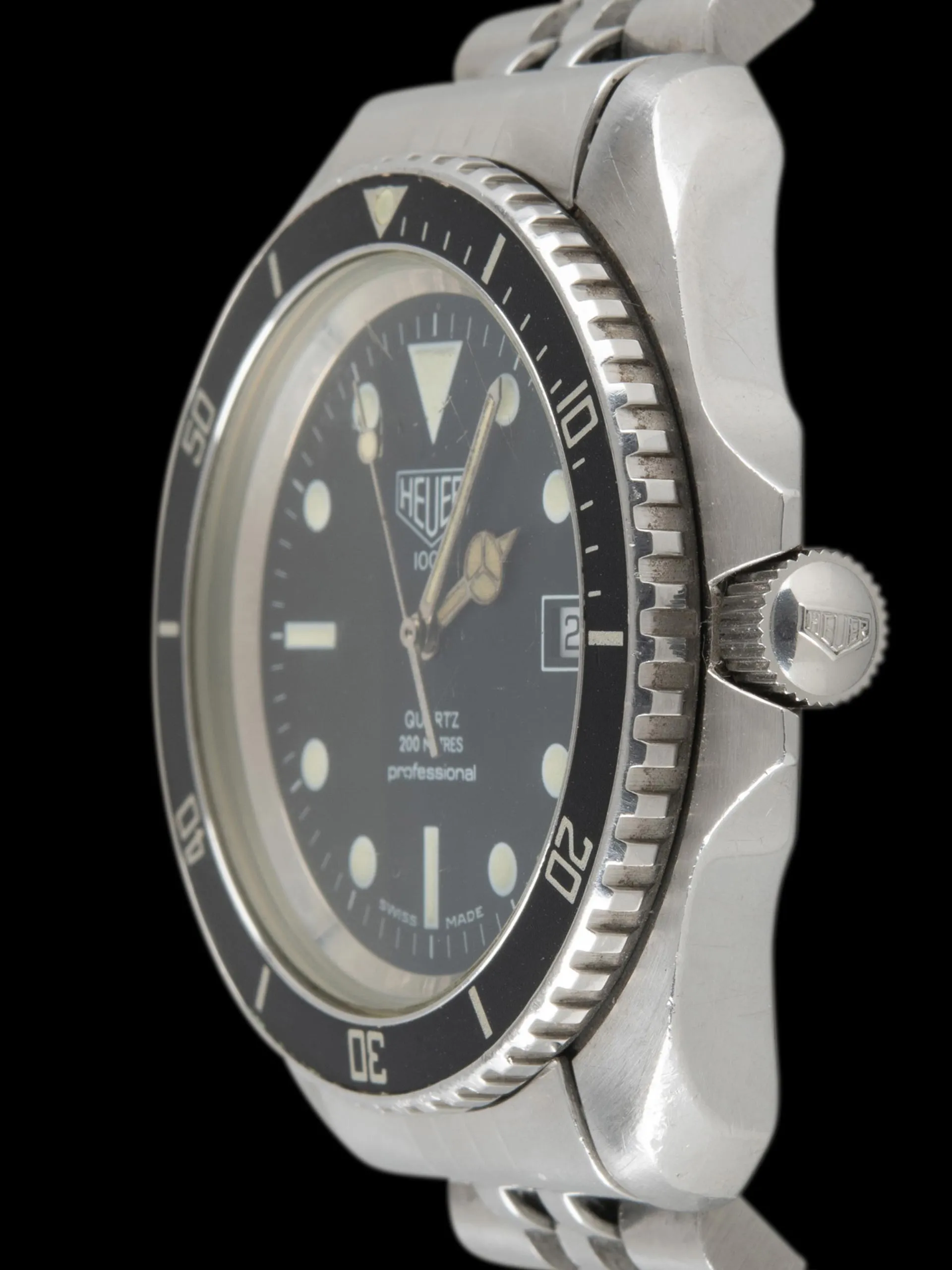 1980s Heuer 1000 Quartz Diver (Ref. 980.006L) "Monnin Case"
