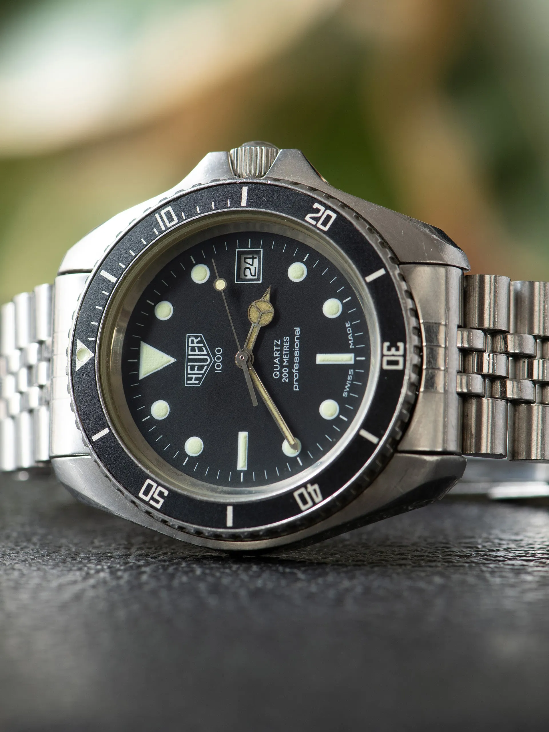1980s Heuer 1000 Quartz Diver (Ref. 980.006L) "Monnin Case"
