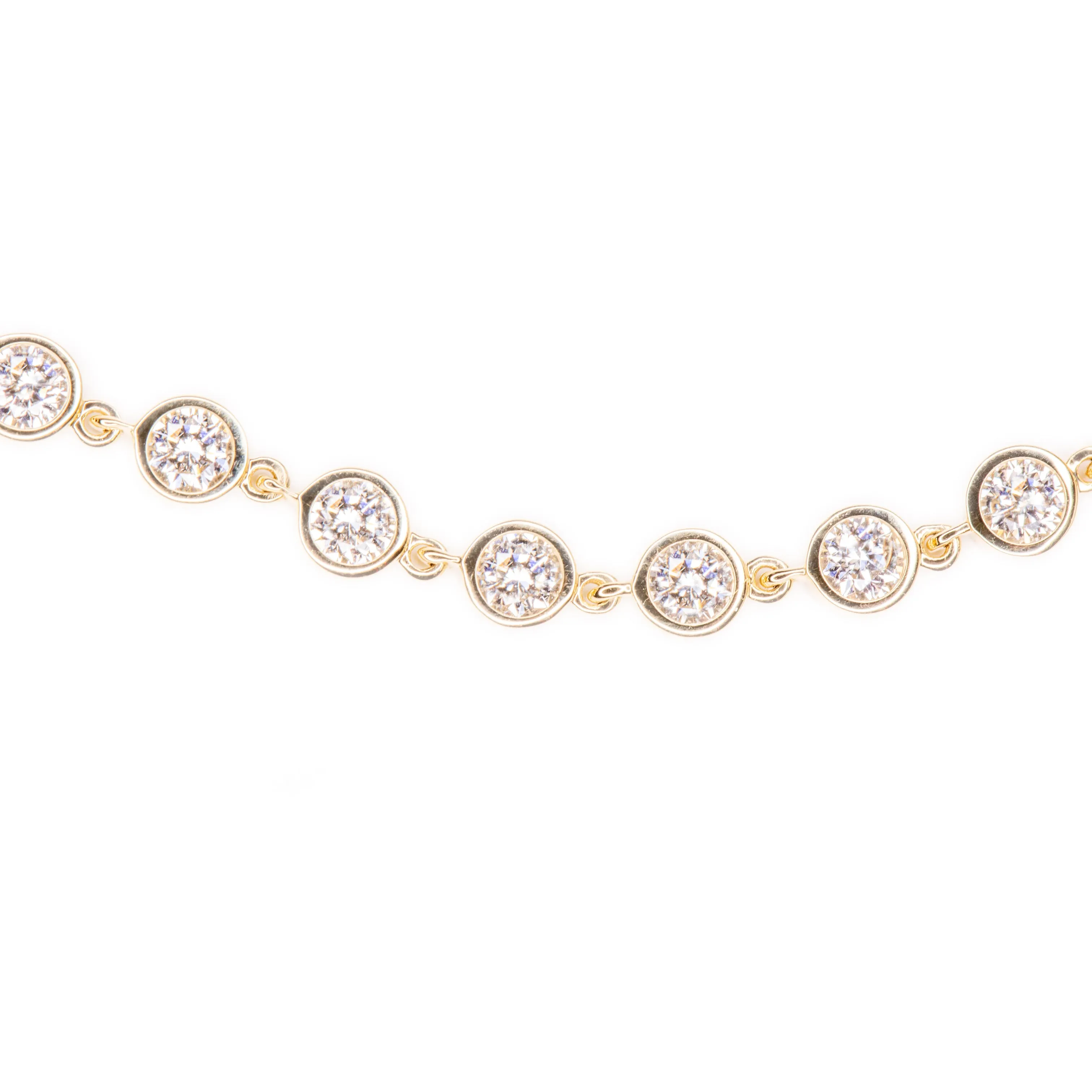 2.32ct 14k Yellow Gold Diamond Bracelet