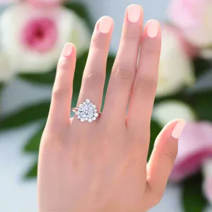 2.5 Carat Heart Cut Wedding Promise Engagement Ring