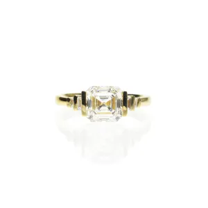 2.5ct Asscher Cut Diamond with Unique Step Design