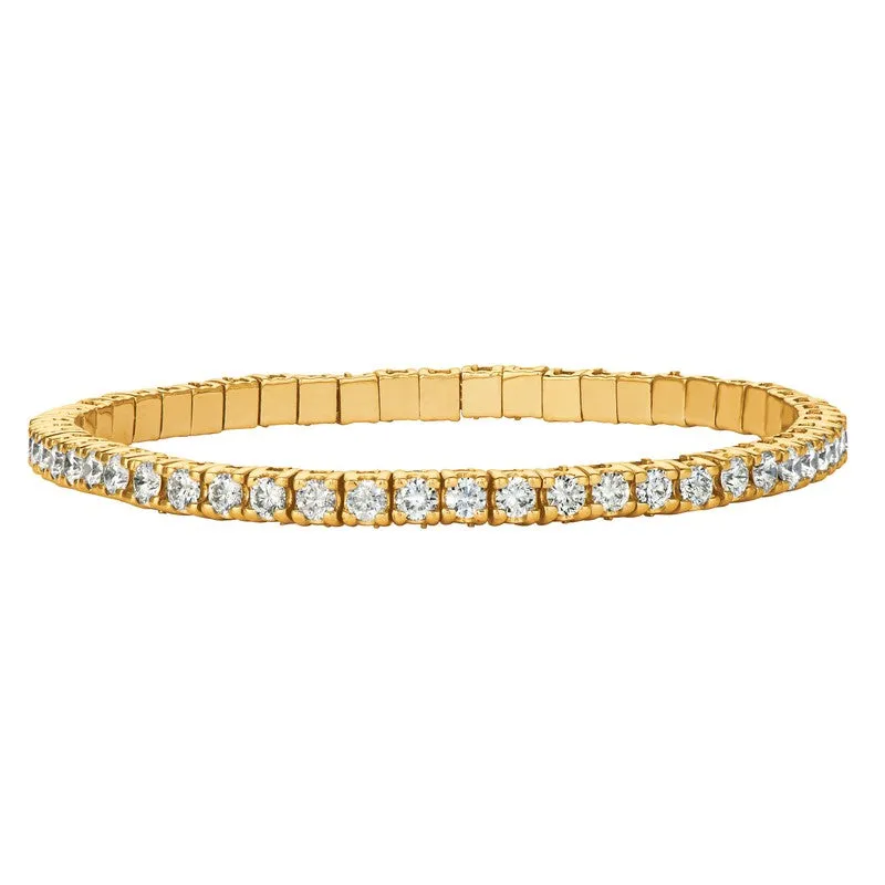 3.00 CT STRETCH STYLE DIAMOND BRACELET G H SI 14K GOLD