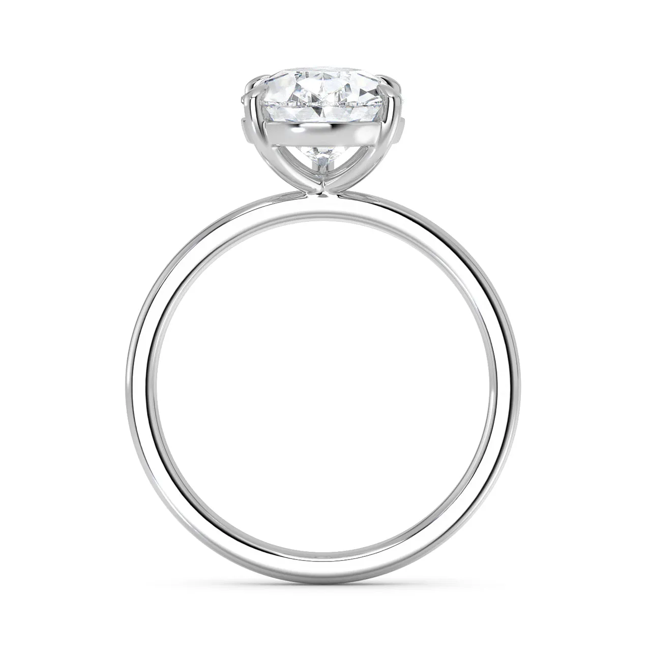 3.08ct IGI CERTIFIED Lab Grown Pear-Shape Diamond Engagement Ring