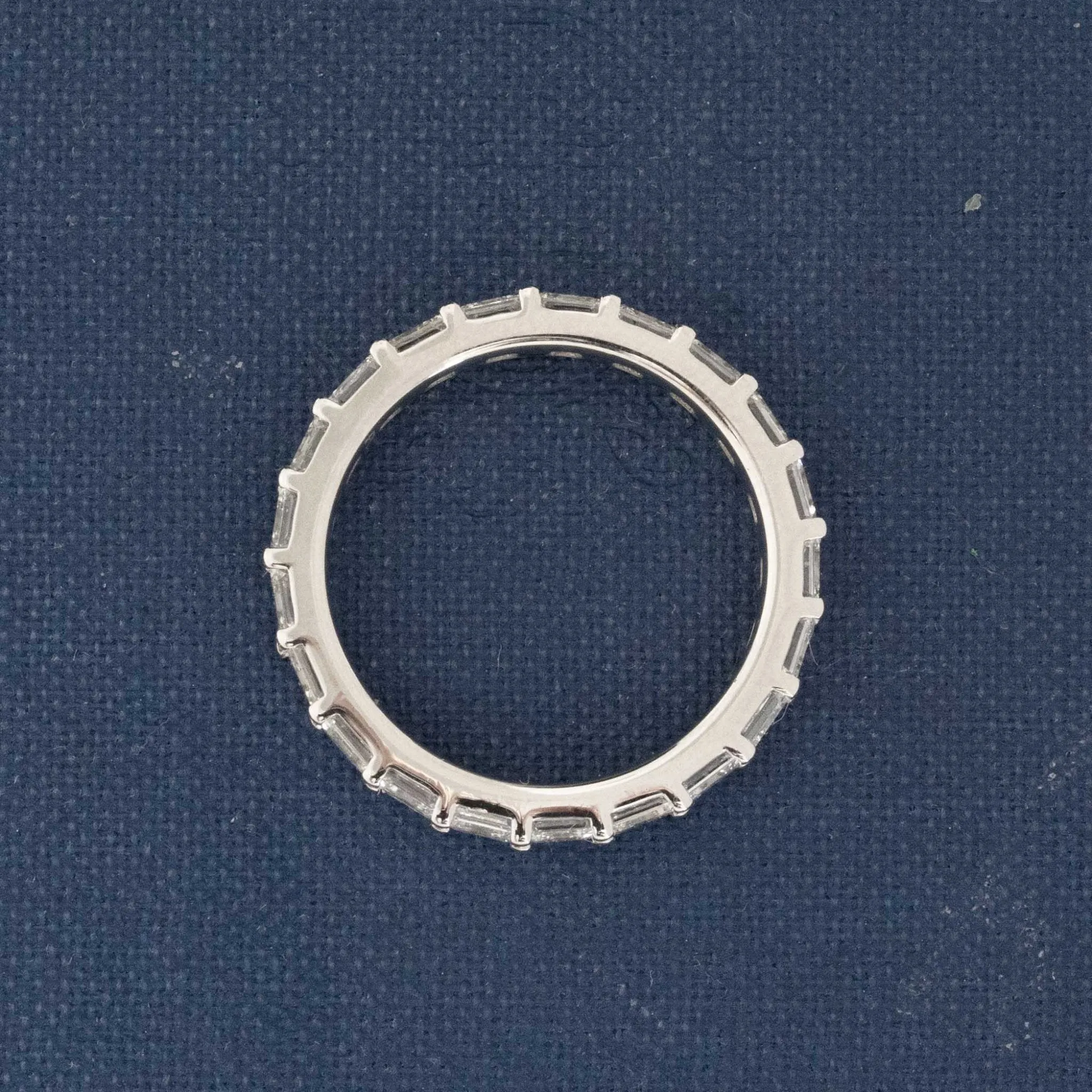 3.14ctw Asscher Cut Diamond Eternity Band