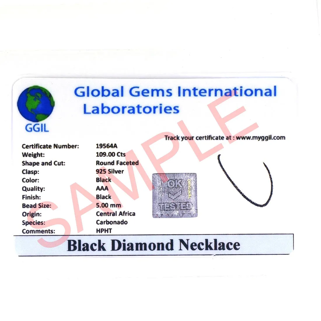 3.50 Ct Certified Black Diamond Solitaire Men's Ring in 925 Silver, Excellent Cut with Great Luster