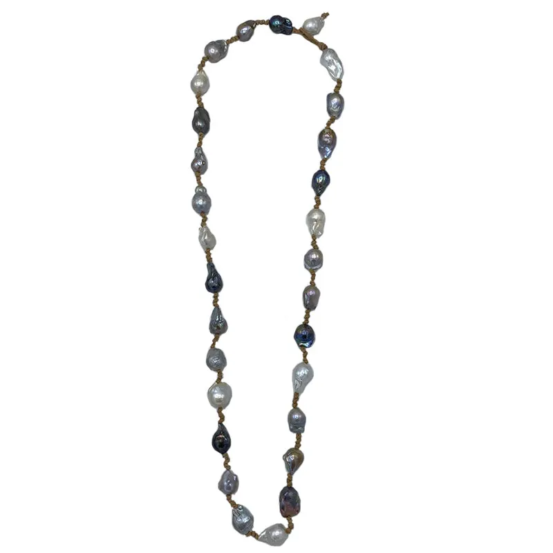 399-DM-22 | BOHEMIAN KNOTTY (DARK MIX ON TAN) 42"