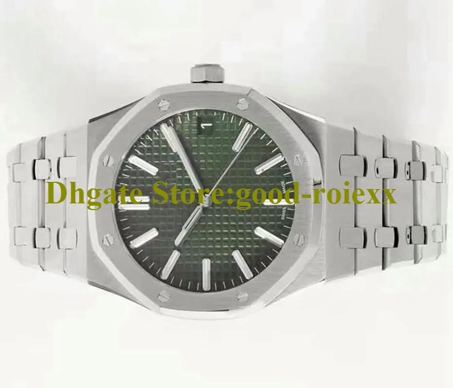 41Mm Watches Men Watch Men'S Automatic Cal.4302 Movement Mechanical 50Th Anniversary Dive Full Steel 15510 White Gray Blue Black Dial Wristwatches