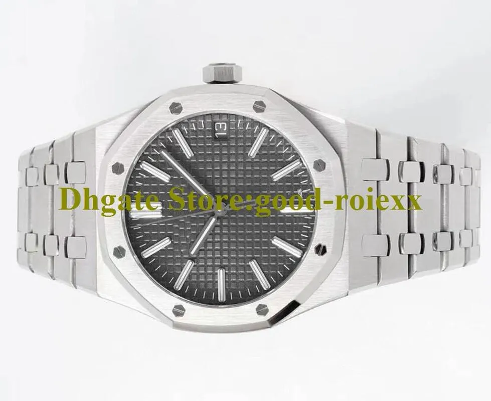 41Mm Watches Men Watch Men'S Automatic Cal.4302 Movement Mechanical 50Th Anniversary Dive Full Steel 15510 White Gray Blue Black Dial Wristwatches