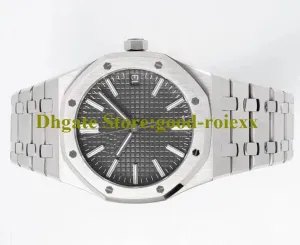 41Mm Watches Men Watch Men'S Automatic Cal.4302 Movement Mechanical 50Th Anniversary Dive Full Steel 15510 White Gray Blue Black Dial Wristwatches