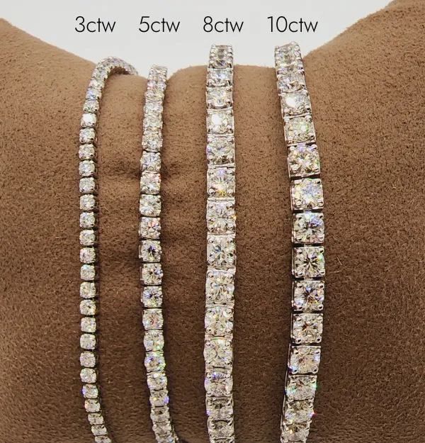 8.00 ctw. Lab-Created Diamond Tennis Bracelet in 14K White Gold