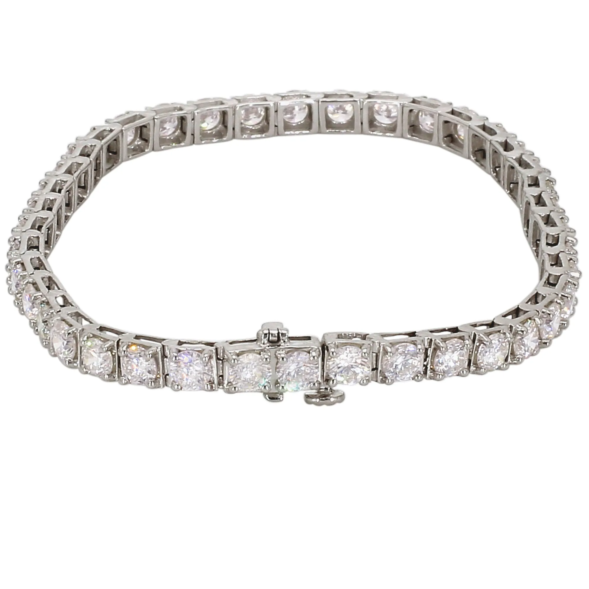 8.00 ctw. Lab-Created Diamond Tennis Bracelet in 14K White Gold