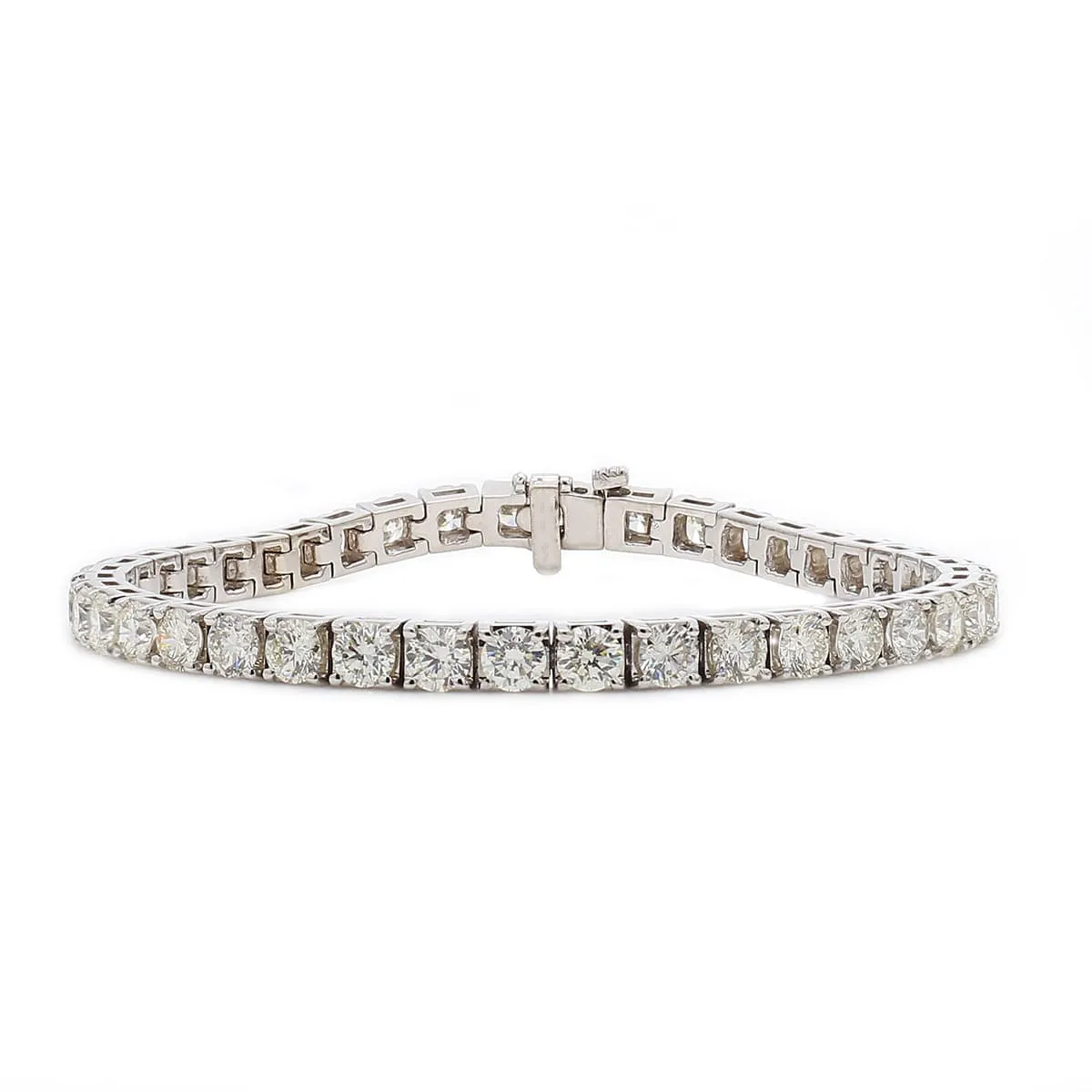8.00 ctw. Lab-Created Diamond Tennis Bracelet in 14K White Gold