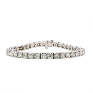8.00 ctw. Lab-Created Diamond Tennis Bracelet in 14K White Gold