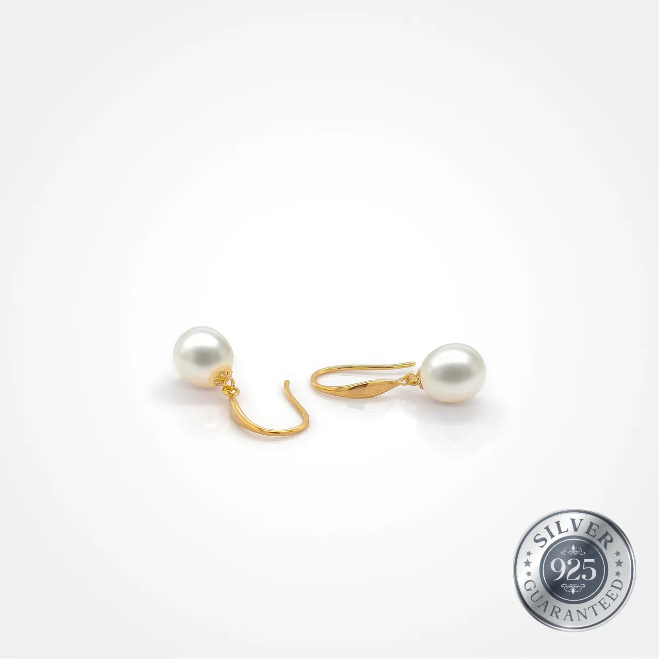 925 Silver Classic Drop Pearl Earring