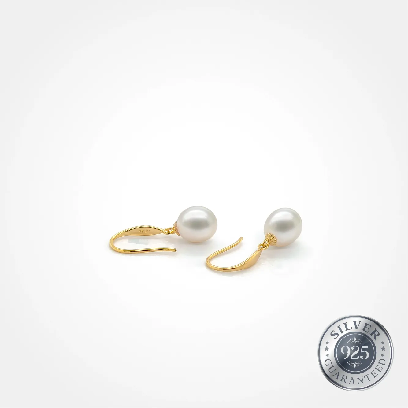 925 Silver Classic Drop Pearl Earring