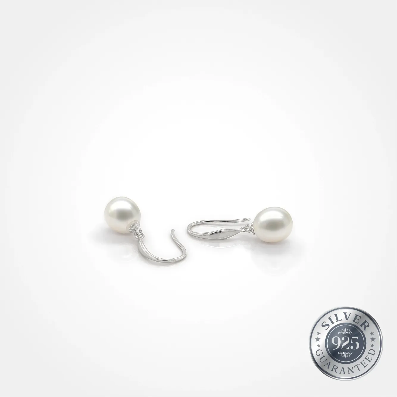 925 Silver Classic Drop Pearl Earring