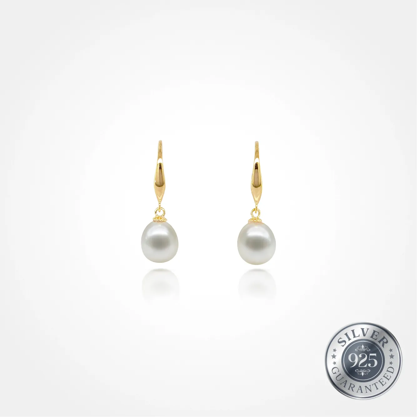 925 Silver Classic Drop Pearl Earring