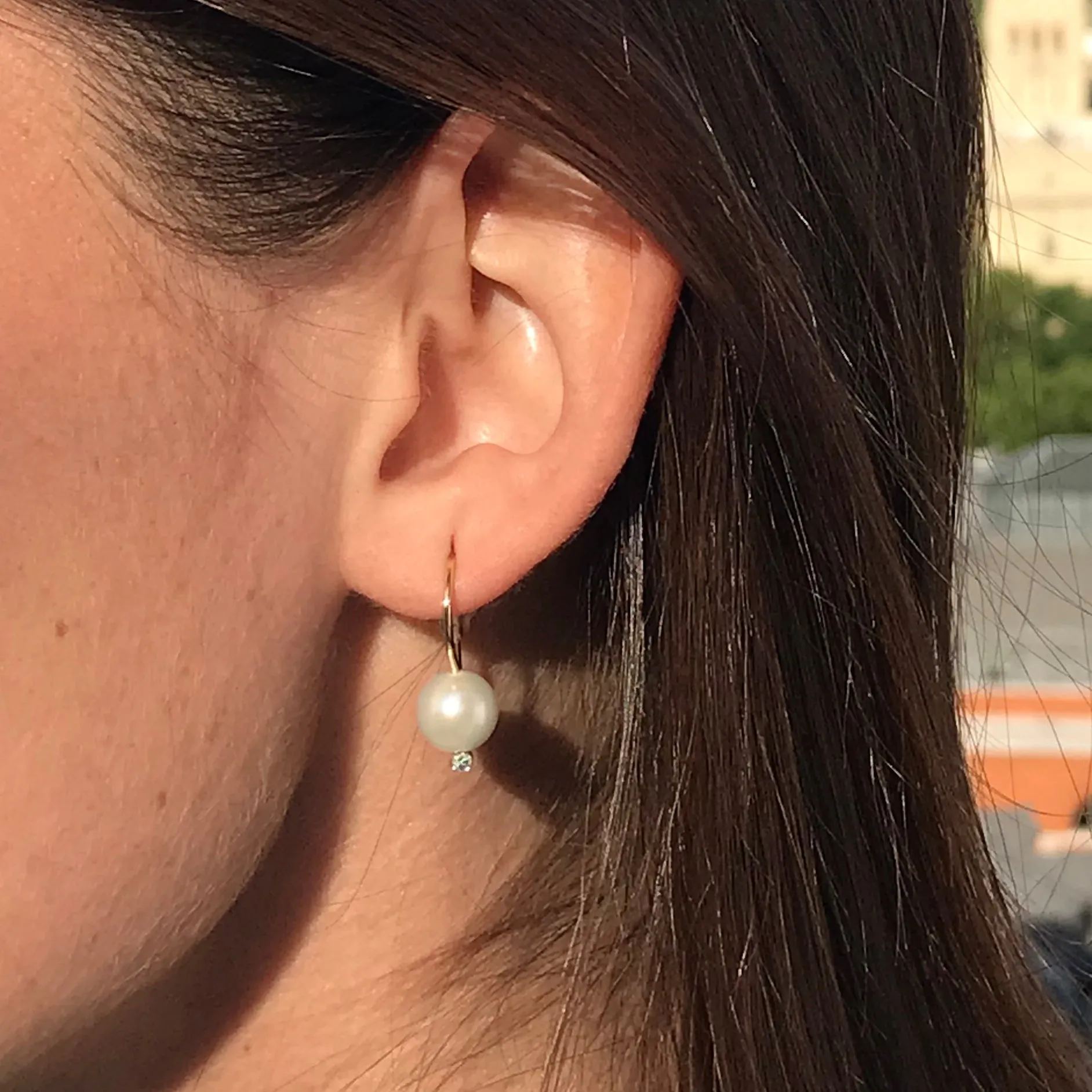 A Girl's Best Pearl Earrings