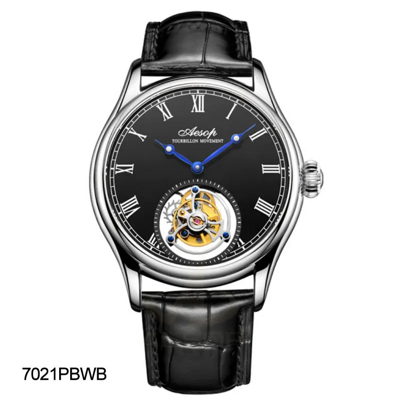 AESOP Roman Tourbillon Sapphire Mirror and Back Cover 7021 watch