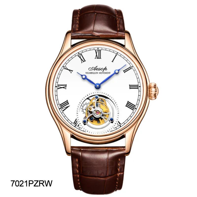AESOP Roman Tourbillon Sapphire Mirror and Back Cover 7021 watch