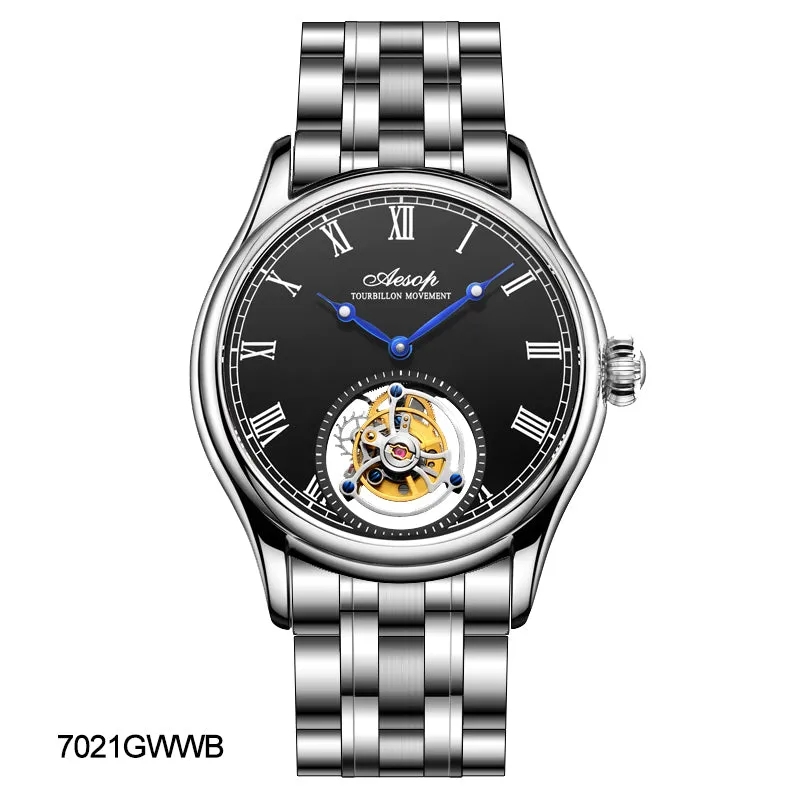 AESOP Roman Tourbillon Sapphire Mirror and Back Cover 7021 watch