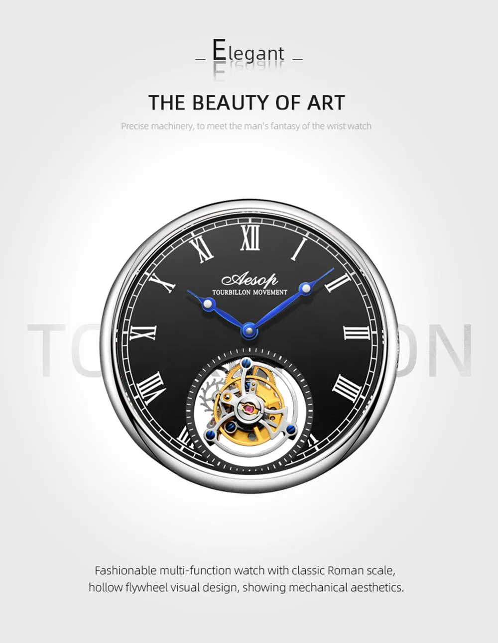 AESOP Roman Tourbillon Sapphire Mirror and Back Cover 7021 watch